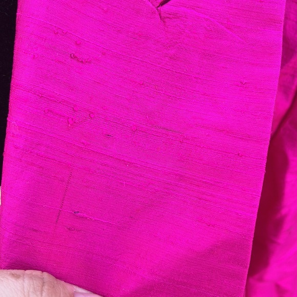 Women’s Vintage 90’s Liz Claiborne pink blazer. 100% silk. Size 12. - Picture 3 of 7